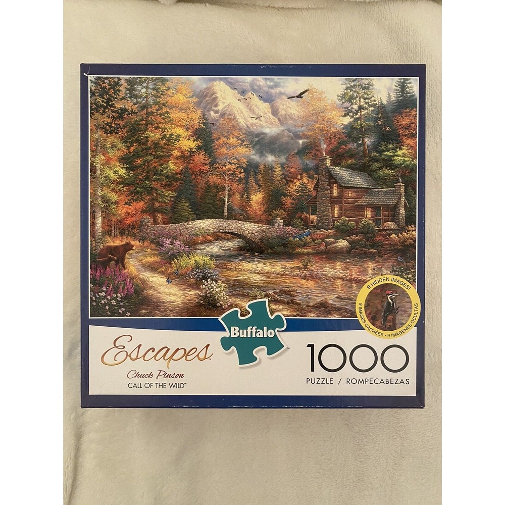 Buffalo Games Chuck Pinson CALL OF THE WILD 1000 piece Jigsaw Puzzle‎